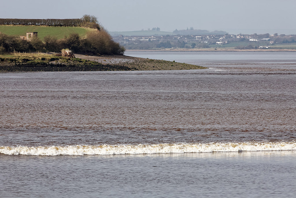 Tidal bore on the Solway Firth