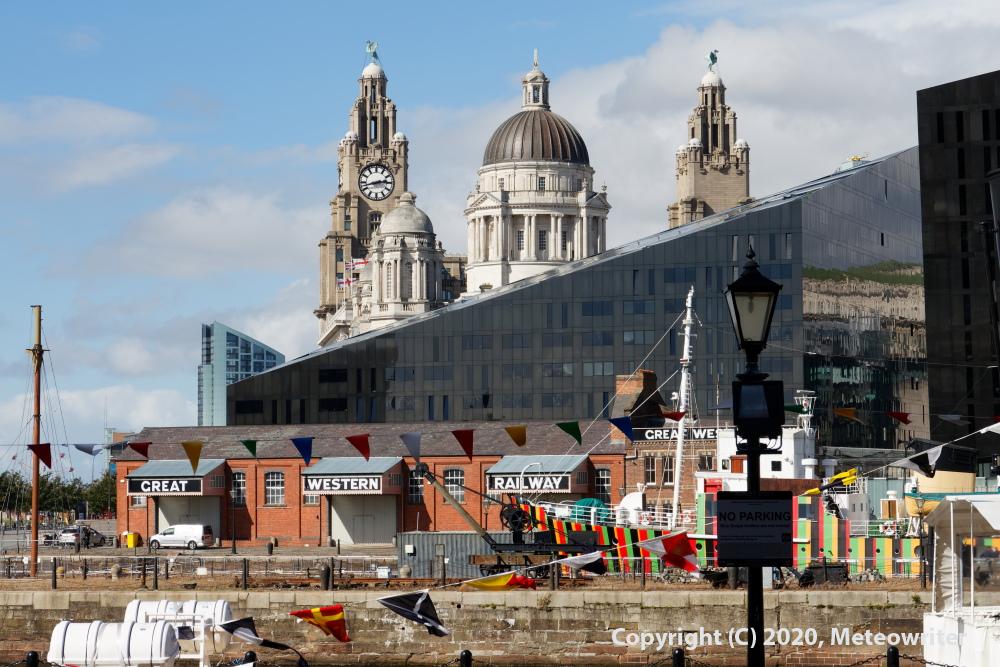 Three Graces at Liverpool waterfront
