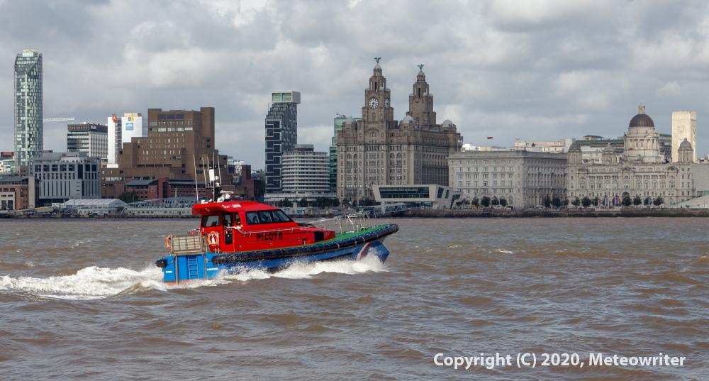 Liverpool Pilotage Service launch at Liverpool waterfront