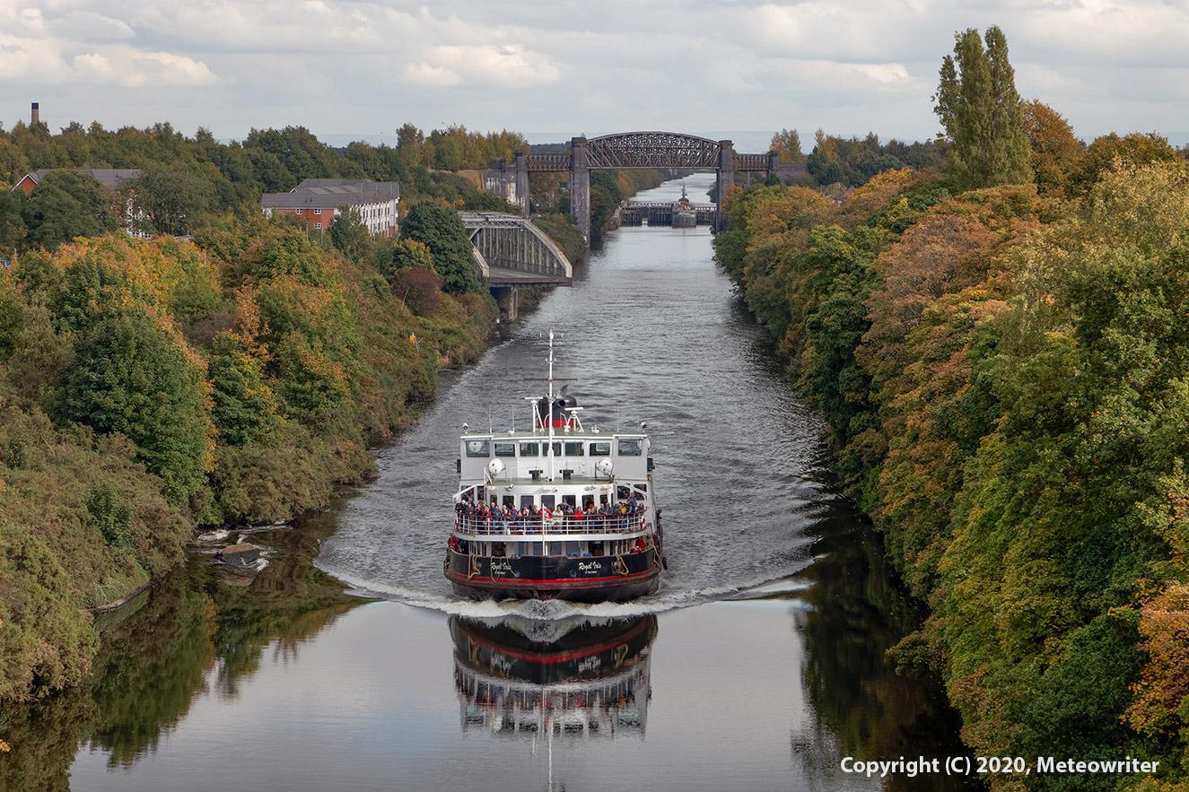 Mersey Ferry on the Manchester Ship Canal