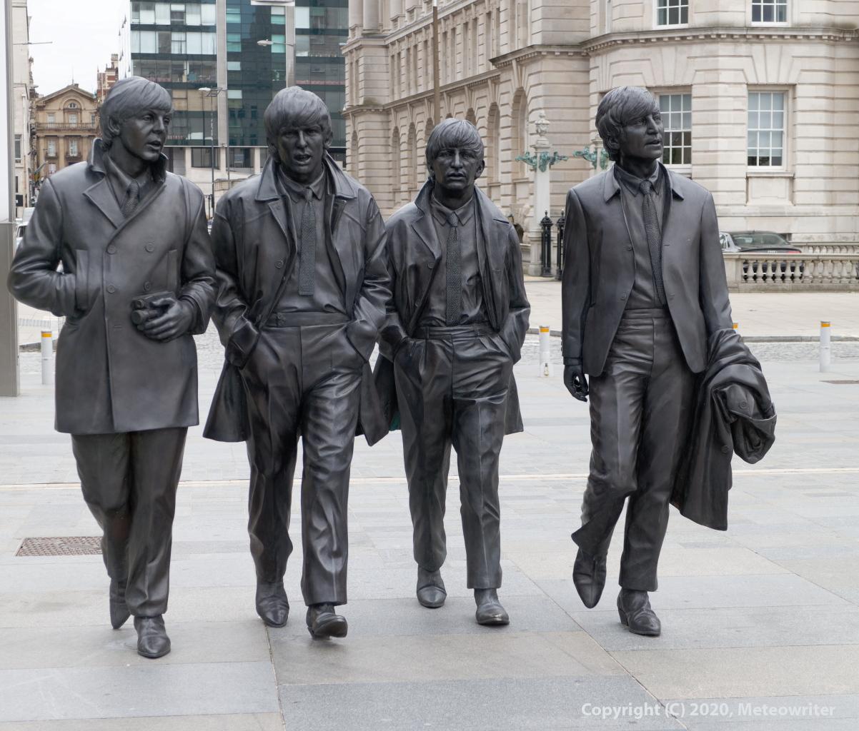 Beatles statues in Liverpool